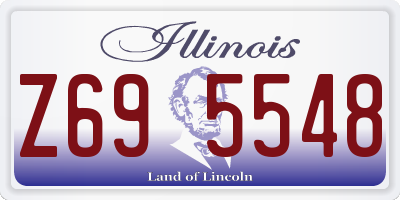 IL license plate Z695548