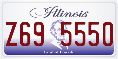 IL license plate Z695550
