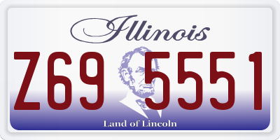IL license plate Z695551