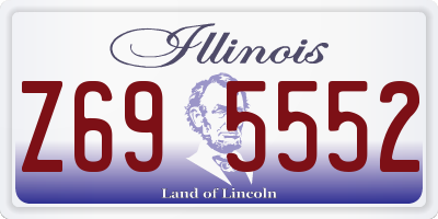 IL license plate Z695552