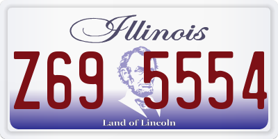 IL license plate Z695554