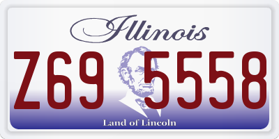 IL license plate Z695558