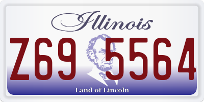 IL license plate Z695564