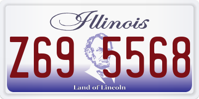 IL license plate Z695568