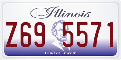IL license plate Z695571