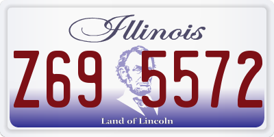 IL license plate Z695572