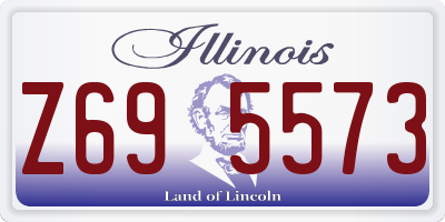 IL license plate Z695573
