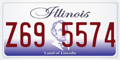 IL license plate Z695574