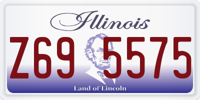 IL license plate Z695575