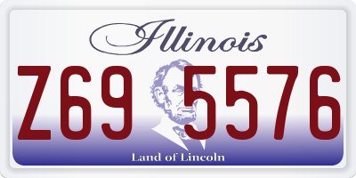 IL license plate Z695576
