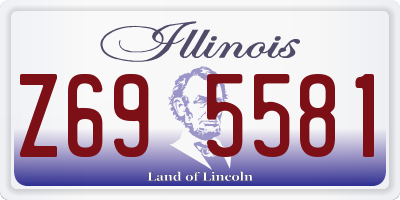 IL license plate Z695581