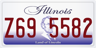 IL license plate Z695582