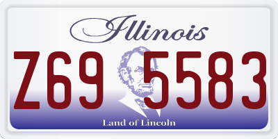 IL license plate Z695583