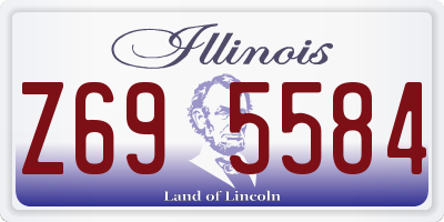 IL license plate Z695584