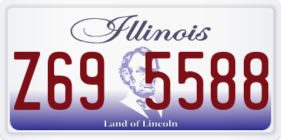 IL license plate Z695588