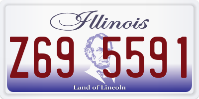 IL license plate Z695591