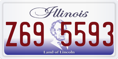 IL license plate Z695593