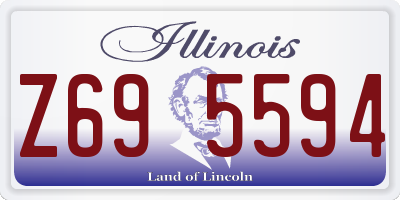 IL license plate Z695594