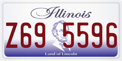 IL license plate Z695596