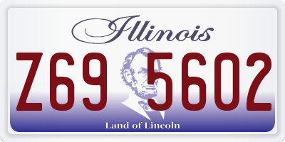 IL license plate Z695602