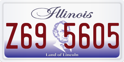 IL license plate Z695605