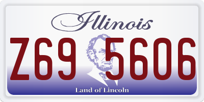 IL license plate Z695606