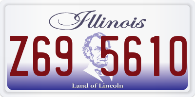 IL license plate Z695610