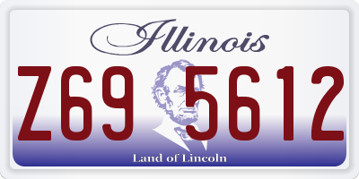 IL license plate Z695612