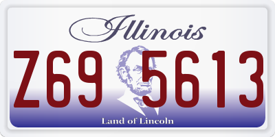 IL license plate Z695613
