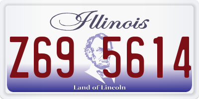 IL license plate Z695614