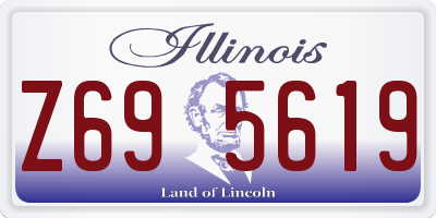 IL license plate Z695619