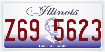 IL license plate Z695623