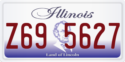 IL license plate Z695627