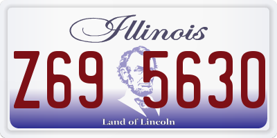 IL license plate Z695630