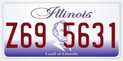 IL license plate Z695631