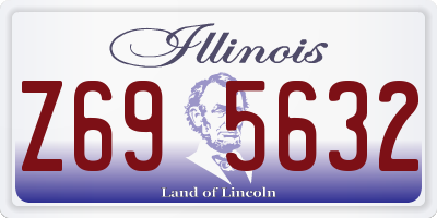 IL license plate Z695632