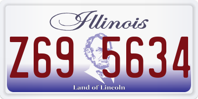 IL license plate Z695634
