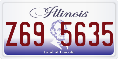 IL license plate Z695635
