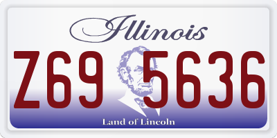IL license plate Z695636