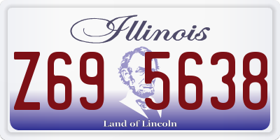 IL license plate Z695638