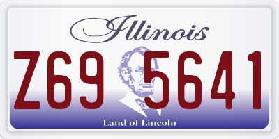 IL license plate Z695641