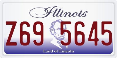 IL license plate Z695645