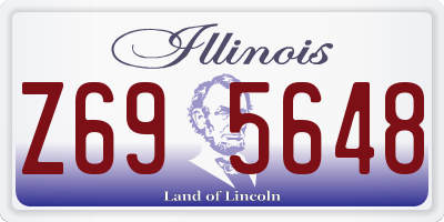 IL license plate Z695648