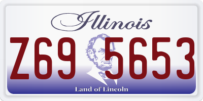 IL license plate Z695653