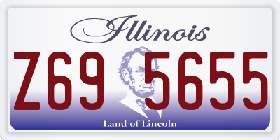 IL license plate Z695655