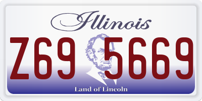 IL license plate Z695669