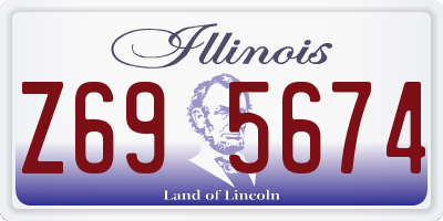 IL license plate Z695674
