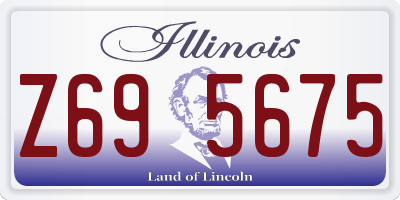 IL license plate Z695675