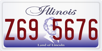 IL license plate Z695676