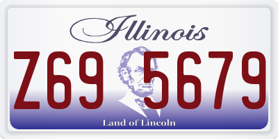IL license plate Z695679